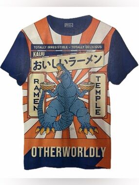 NWT Brisco Brands Ramen Temple Kaiju  “Otherworldly” Graphic Tee